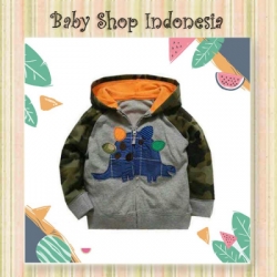 jaket hoodie Dinosaurus Army  large